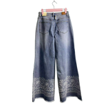 Retro wide leg jeans